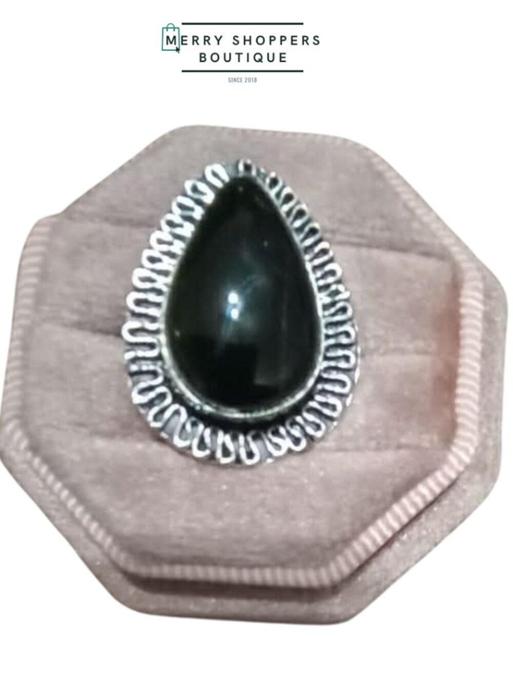 Sterling Silver Onyx Ring